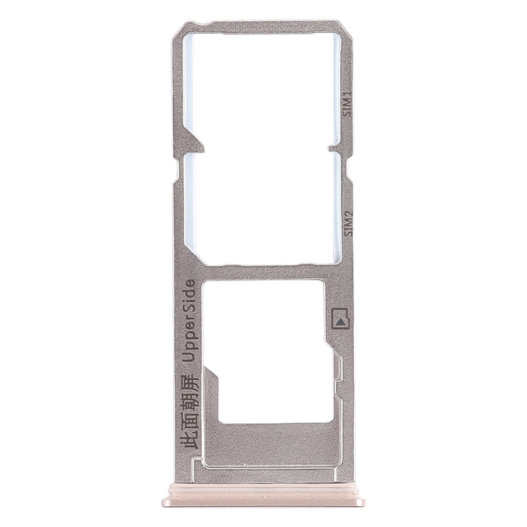 2 x SIM Card Tray + Micro SD Card Tray for vivo Y53 (Gold)