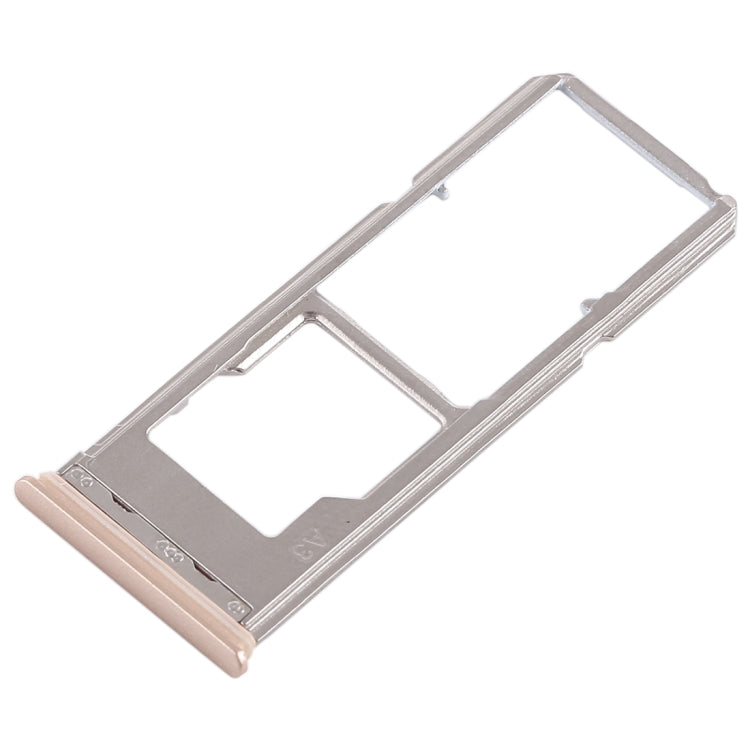 2 x SIM Card Tray + Micro SD Card Tray for vivo Y53 (Gold)