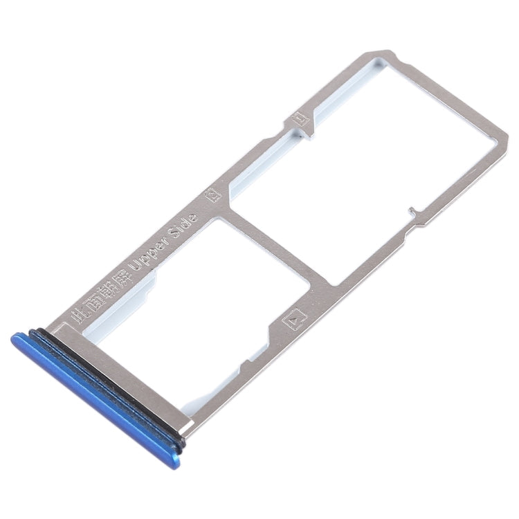 2 x Bandeja de Tarjeta SIM + Bandeja de Tarjeta Micro SD Para Vivo Y75 (Azul)
