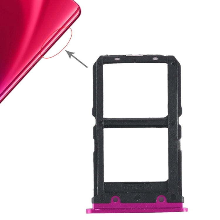2 x SIM Card Tray For Vivo X23 (Rose Red)