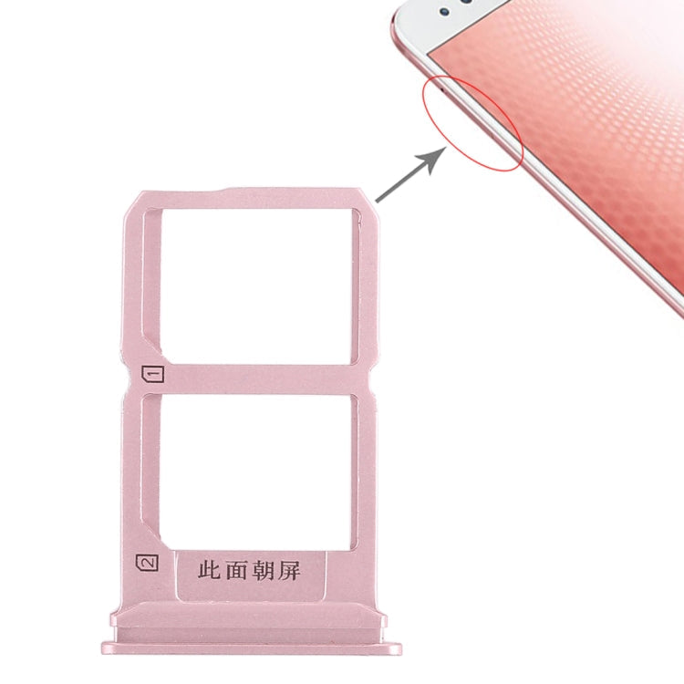 2 x SIM Card Tray for Vivo X9s Plus (Rose Gold)