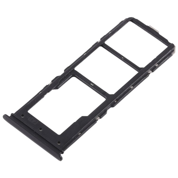 2 x plateau de carte SIM + plateau de carte Micro SD pour Vivo Y71 (noir)