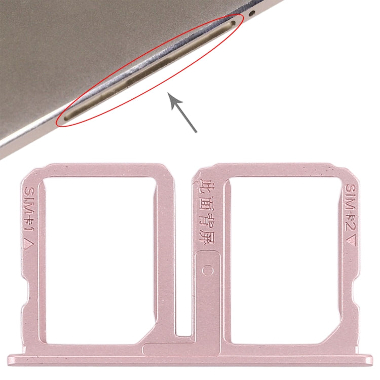 2 x plateau de carte SIM pour Vivo Xplay5 (or rose)