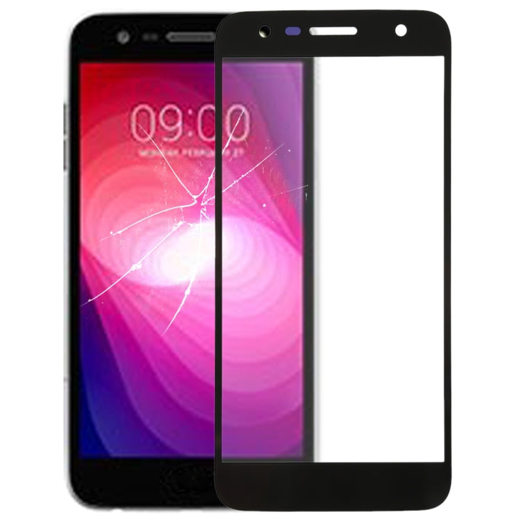 Front Screen Outer Glass Lens for LG X Power2 (Black)