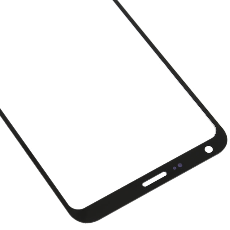 Front Screen Outer Glass Lens for LG Q6 / Q6+ LG-M700 M700 M700A US700 M700H M703 M700Y (Black)