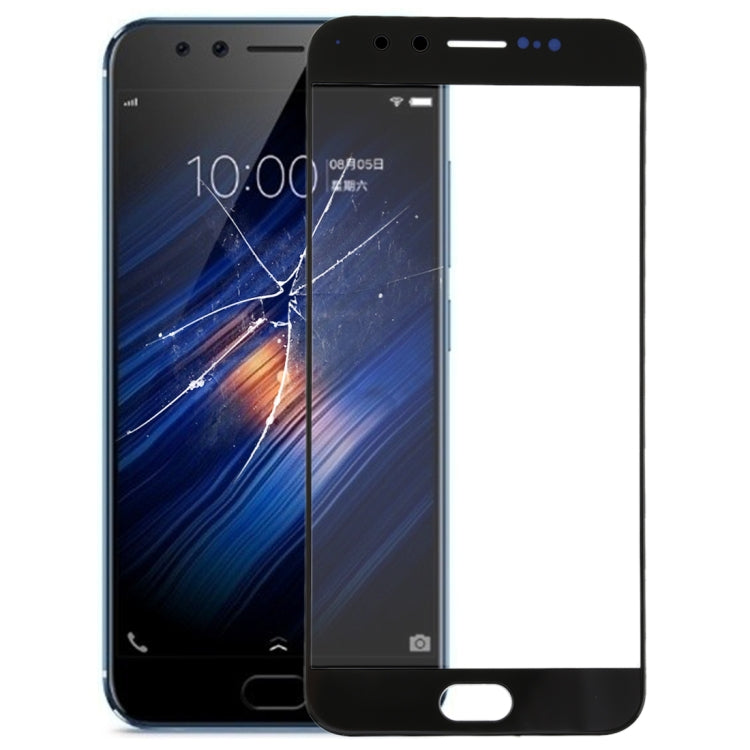 Écran en verre extérieur pour Vivo X9s (noir)