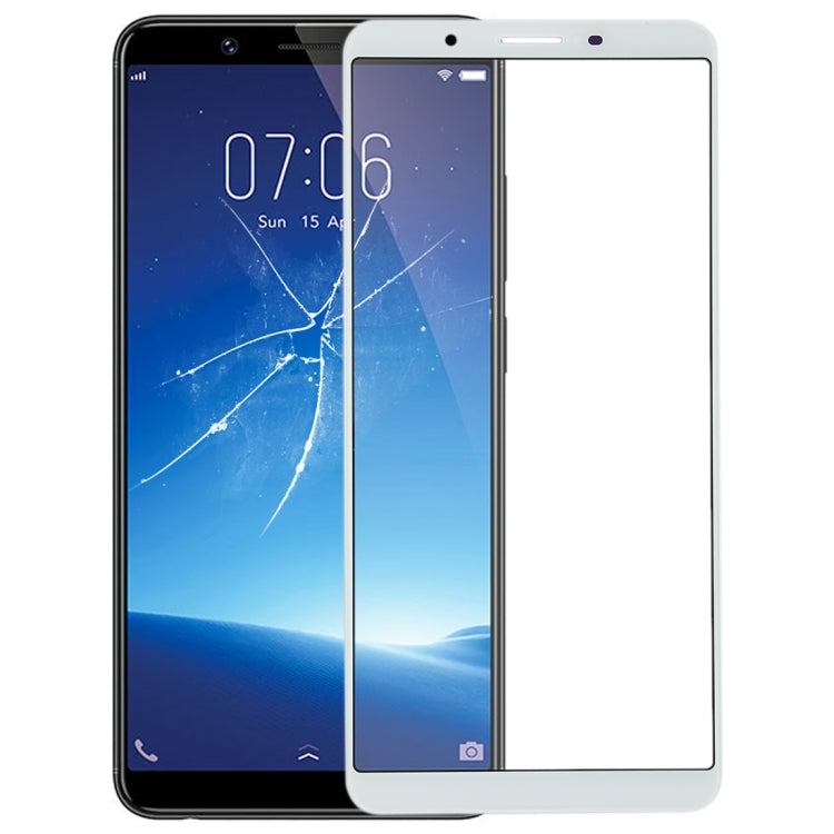 Écran en verre extérieur pour vivo Y71 (blanc)