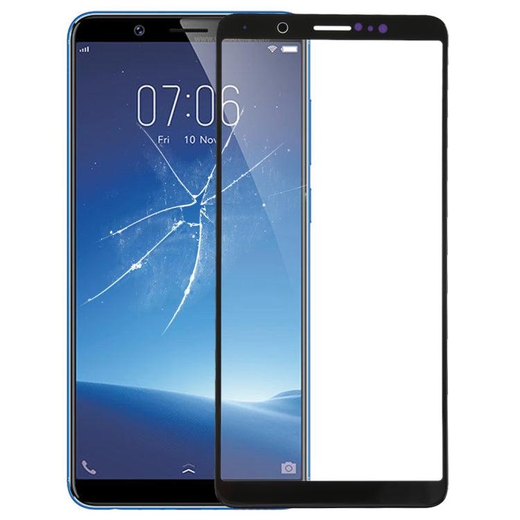 Cristal Exterior Pantalla Para Vivo Y75 / V7 (Negro)