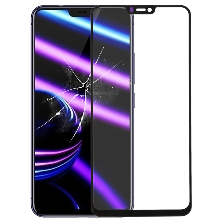 Écran en verre extérieur pour vivo X21i (noir)