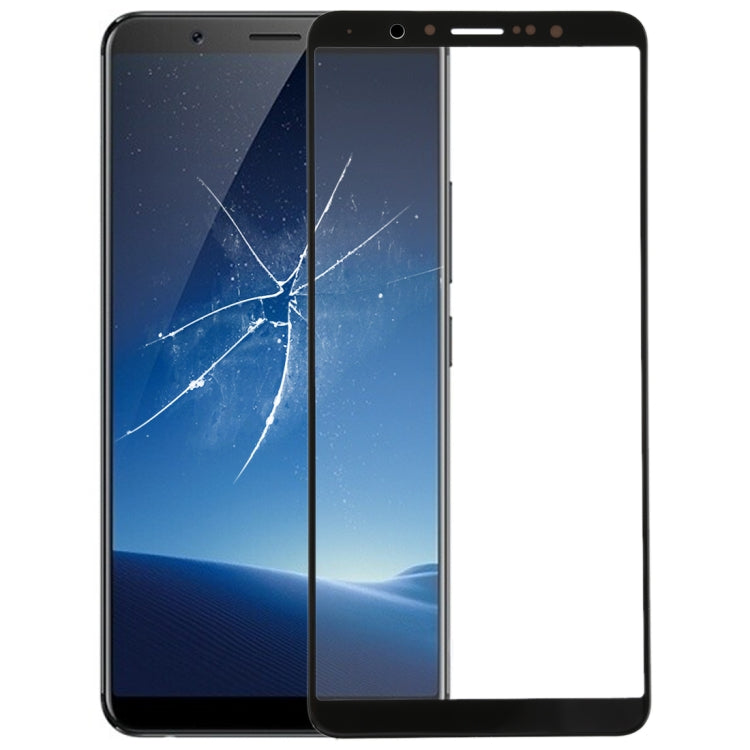 Écran en verre extérieur pour Vivo X20 (noir)