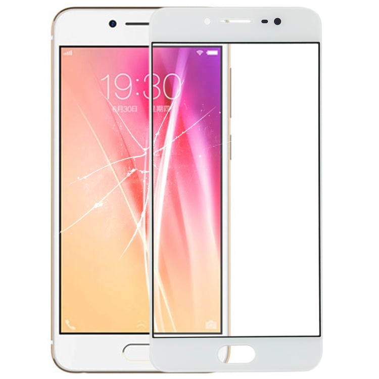 Écran en verre extérieur pour Vivo X7 (Blanc)