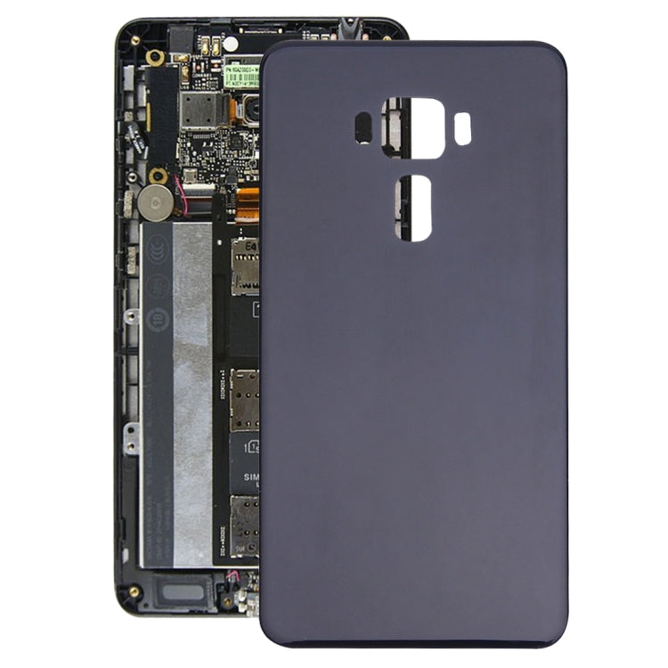 Cache batterie arrière en verre pour Asus Zenfone 3 / ZE520KL 5,2 pouces (Noir)