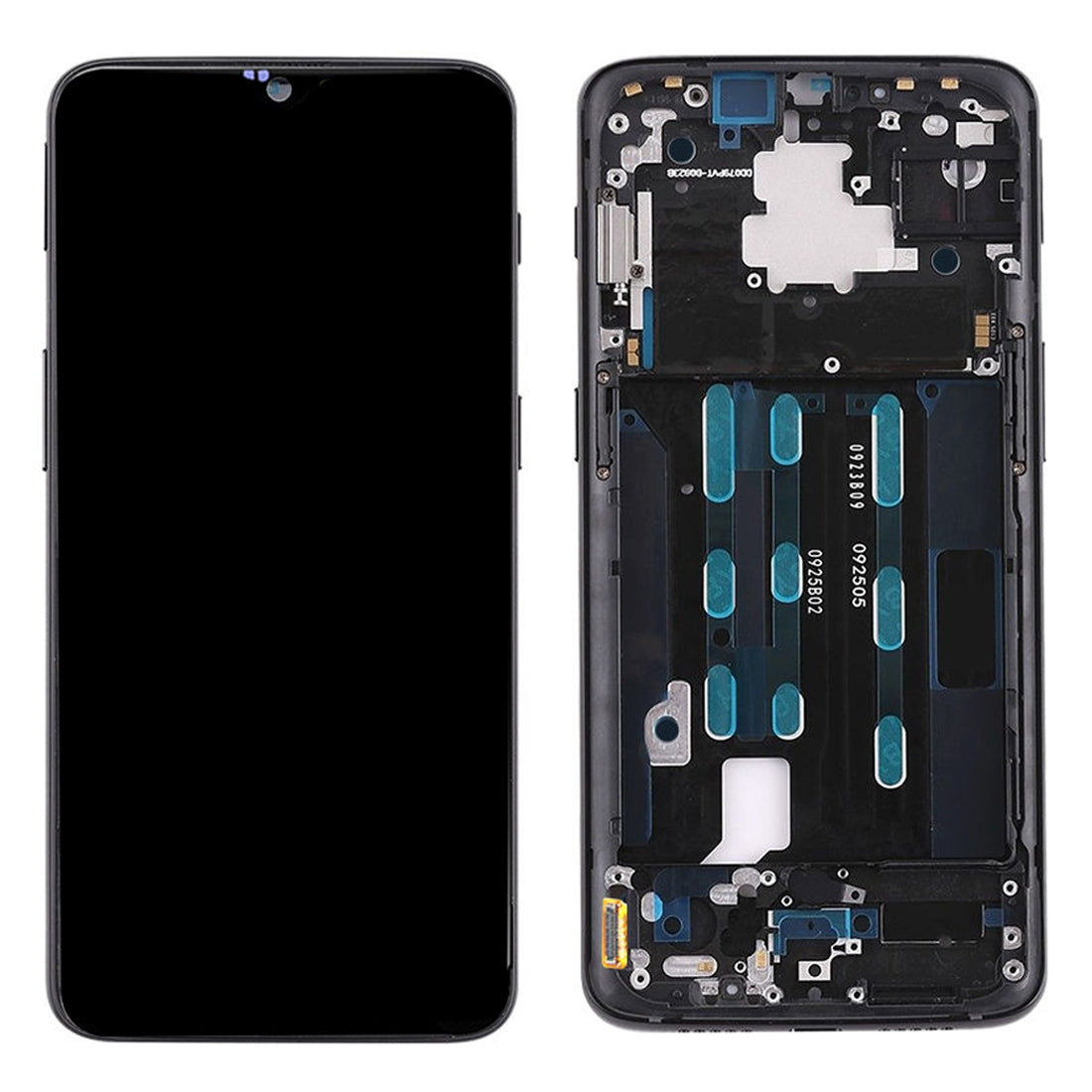 Ecran Complet + Tactile + Châssis OnePlus 6T Noir