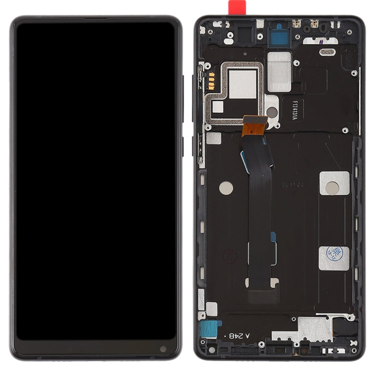 Complete LCD Screen and Digitizer Assembly with Frame for Xiaomi MI Mix2 (Black)
