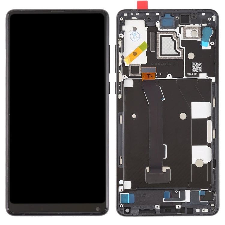 Complete LCD Screen and Digitizer Assembly with Frame for Xiaomi MI Mix 2S (Black)