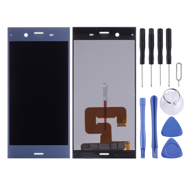 Complete LCD Screen and Digitizer Assembly for Sony Xperia XZ1 (Blue)