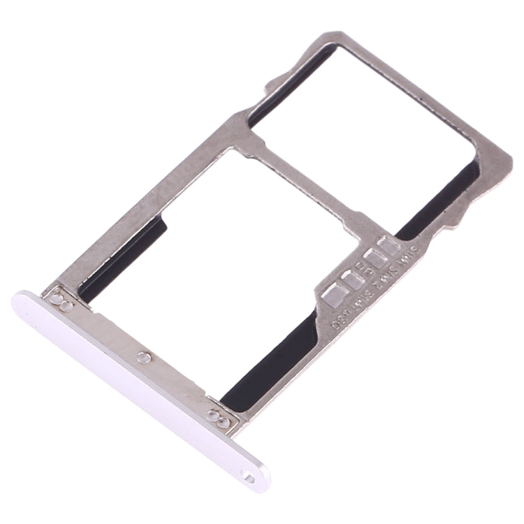 SIM Card Tray + SIM Card / Micro SD Card Tray for Lenovo K6 (Silver)