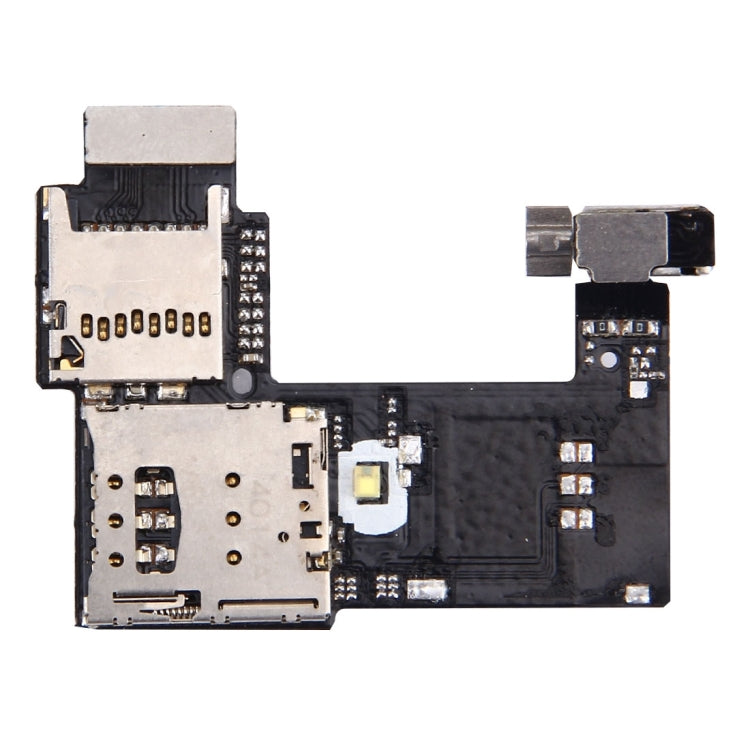 SIM Card Socket + SD Card Socket For Motorola Moto G (2nd Generation) (Single SIM Version)