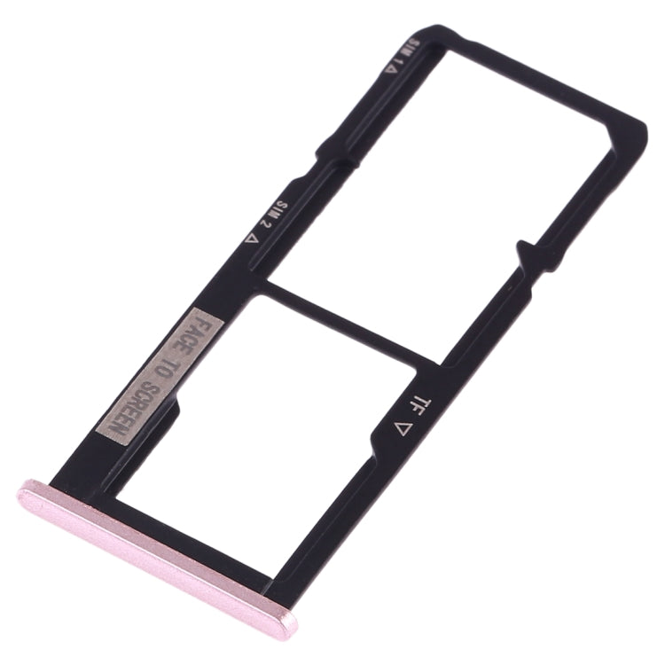 Bandeja de Tarjeta SIM + Bandeja de Tarjeta SIM + Bandeja de Tarjeta Micro SD Para Asus Zenfone 4 Selfie ZD553KL / ZB553KL (Oro Rosa)