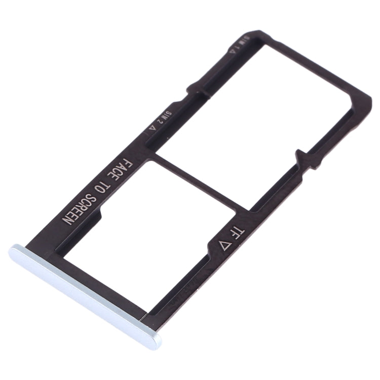 Bandeja de Tarjeta SIM + Bandeja de Tarjeta SIM + Bandeja de Tarjeta Micro SD Para Asus Zenfone 4 Selfie ZD553KL / ZB553KL (Azul Claro)