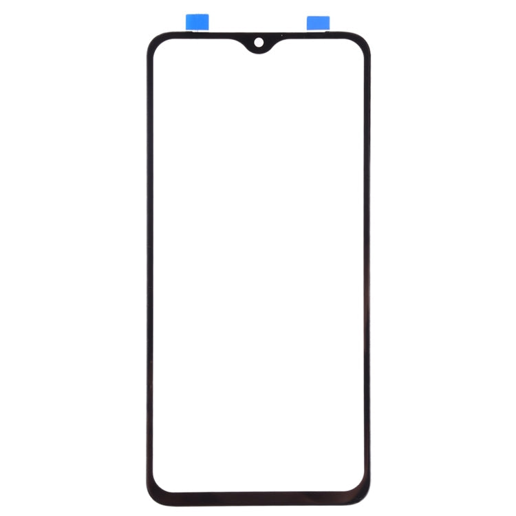 Lentille en verre extérieure de l'écran avant pour OnePlus 7 (noir)