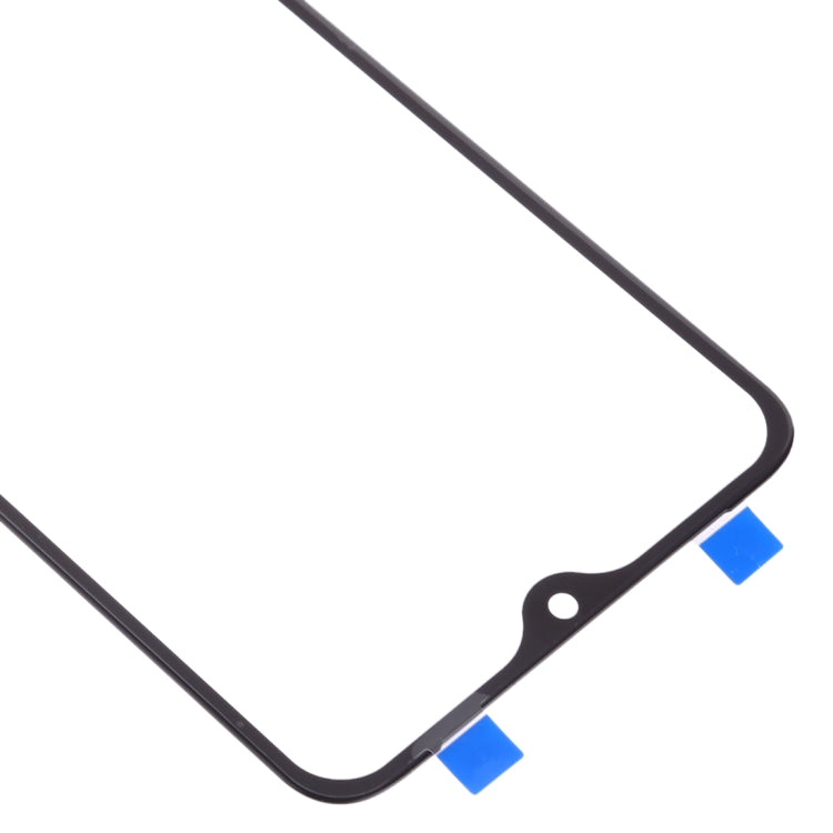 Lente de Cristal Exterior de la Pantalla Frontal Para OnePlus 7 (Negro)