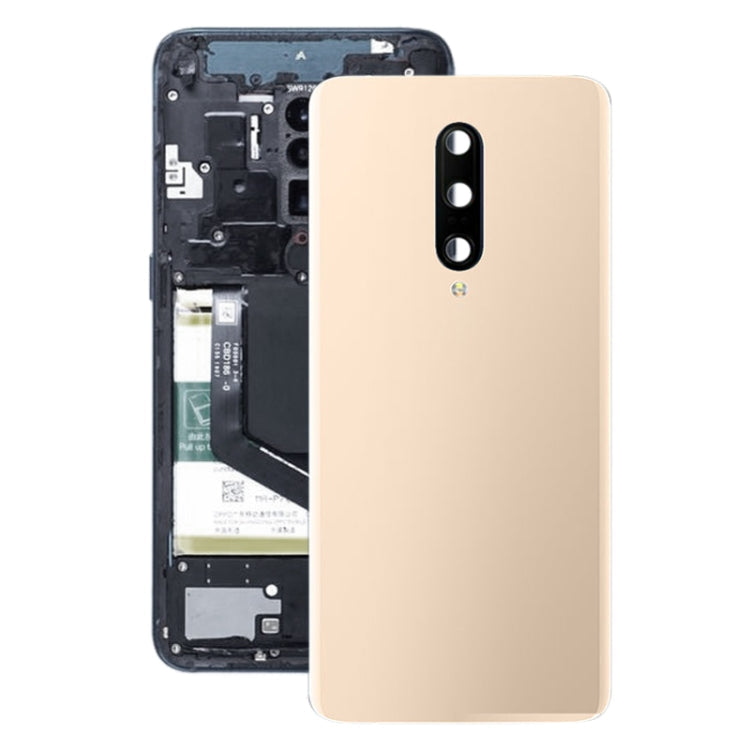 Tapa Trasera de la Batería con Lente de Cámara Para OnePlus 7 Pro (Oro)