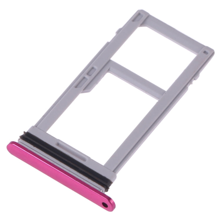 SIM Card Tray + SIM Card Tray / Micro SD Card Tray LG G7 ThinQ G710 G710EM G710PM G710VMP G710ULM (Purple Red)