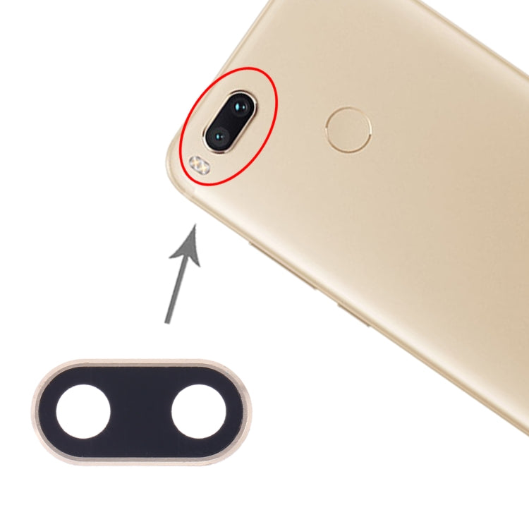10 PCS Camera Lens Cover for Xiaomi MI 5X / A1 (Gold)