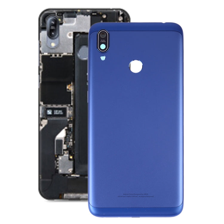 Battery Back Cover with Camera Lens for Asus Zenfone Max M2 ZB633KL ZB632KL (Blue)
