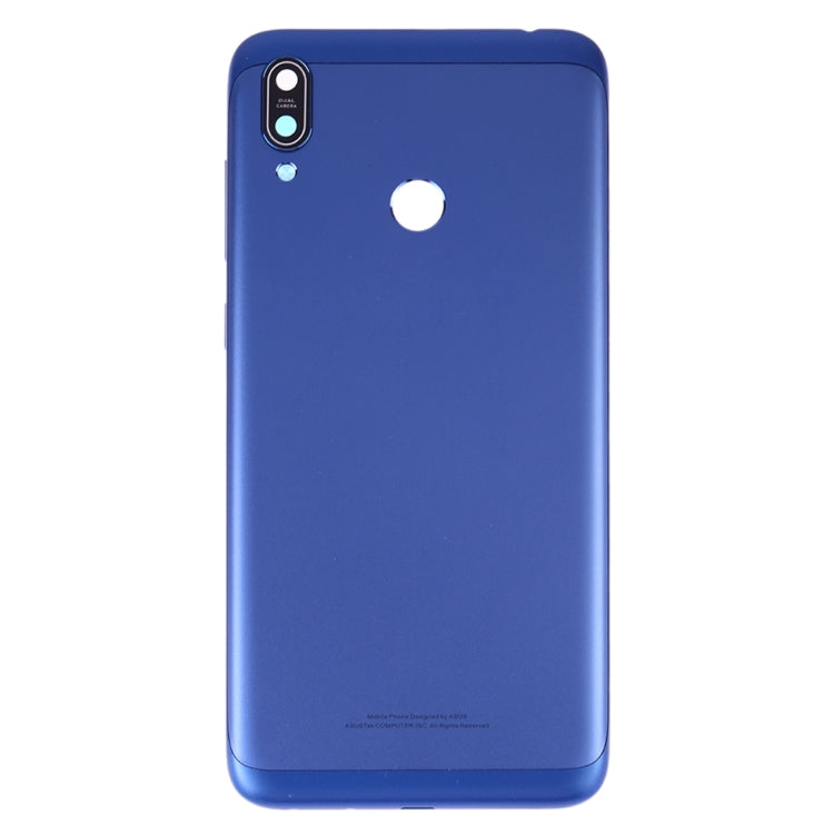 Battery Back Cover with Camera Lens for Asus Zenfone Max M2 ZB633KL ZB632KL (Blue)
