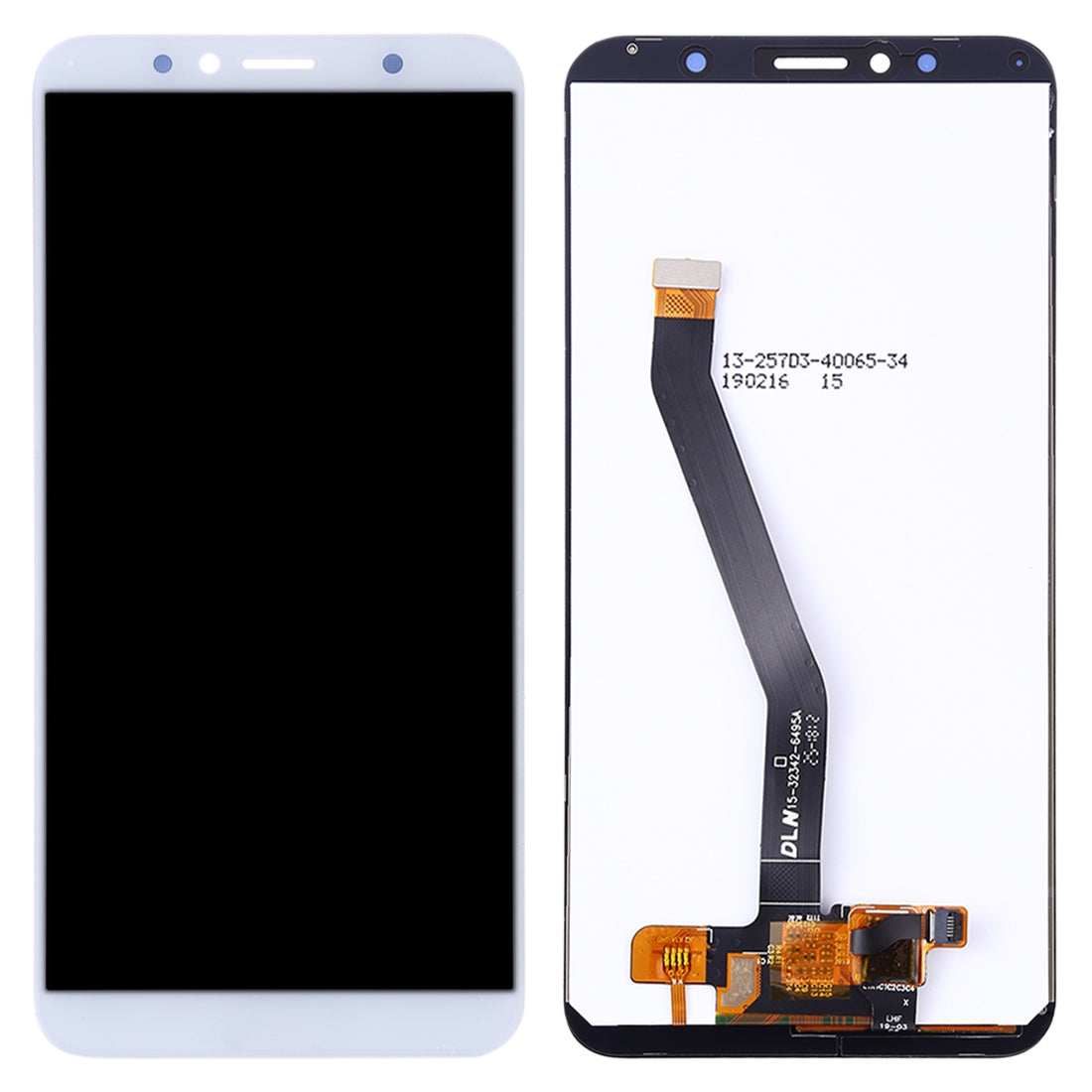 Ecran LCD + Numériseur Tactile Huawei Y6 Prime (2018) Blanc