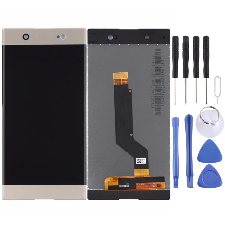 Complete LCD Screen and Digitizer Assembly for Sony Xperia XA1 Ultra (Gold)