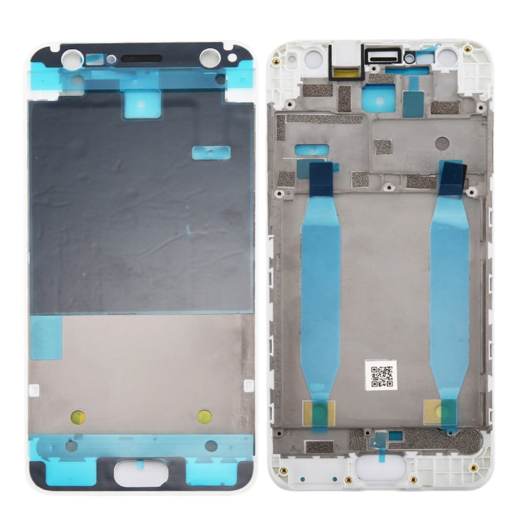 Cadre central avec adhésif pour Asus Zenfone 4 Selfie / ZD553KL (Blanc)