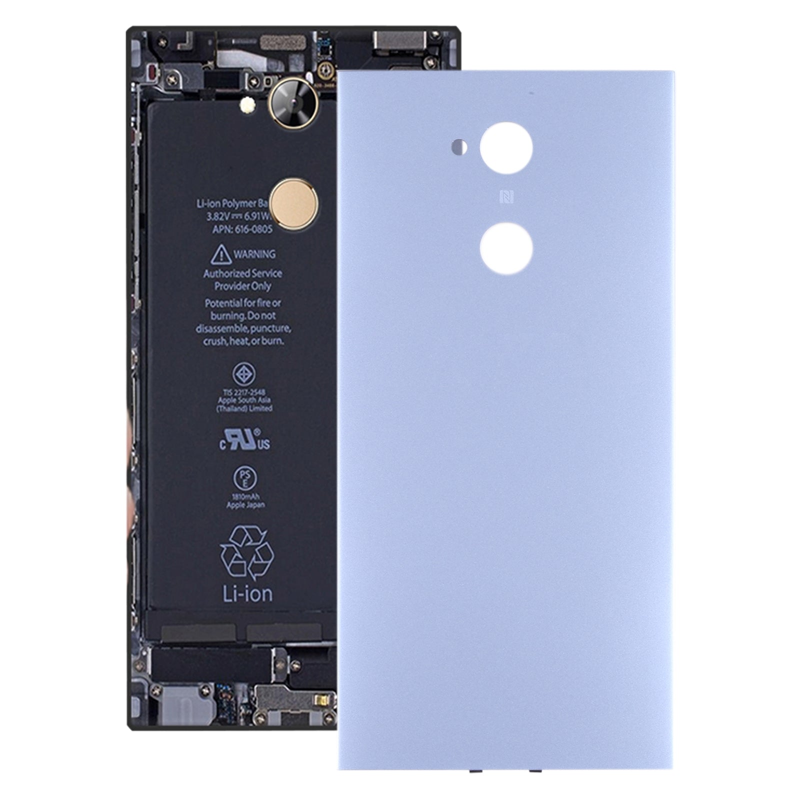 Tapa Bateria Back Cover Sony Xperia Xa2 Ultra Azul