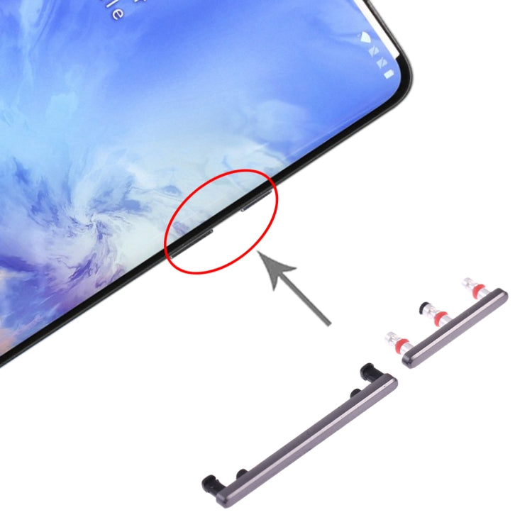 Power Button and Volume Control Button for OnePlus 7 Pro (Grey)