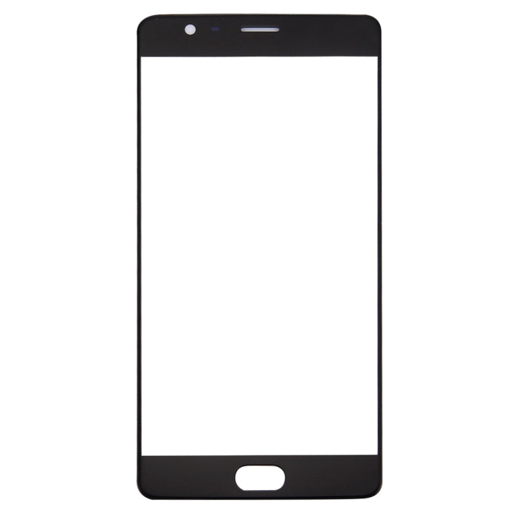 Front Screen Outer Glass Lens OnePlus 3 (Black)