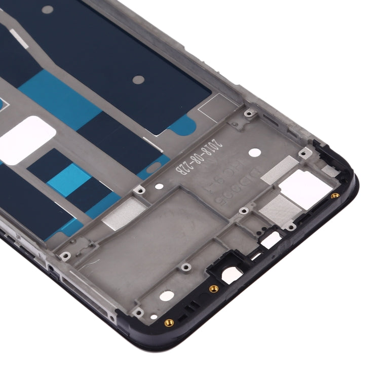 Placa de Bisel de Marco LCD de Carcasa Frontal Para Oppo A5 / A3s (Negro)