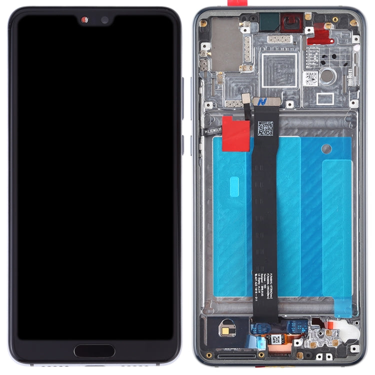 Complete LCD Screen and Digitizer Assembly with Frame for Huawei P20 (Twilight)