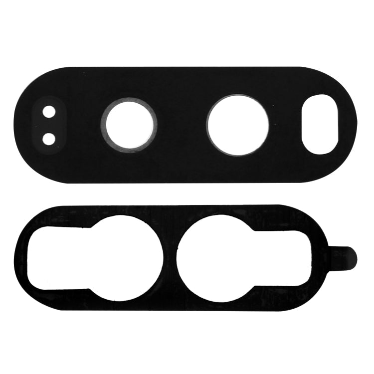 Lentille de caméra arrière 10 pièces avec adhésif pour LG V20 (noir)