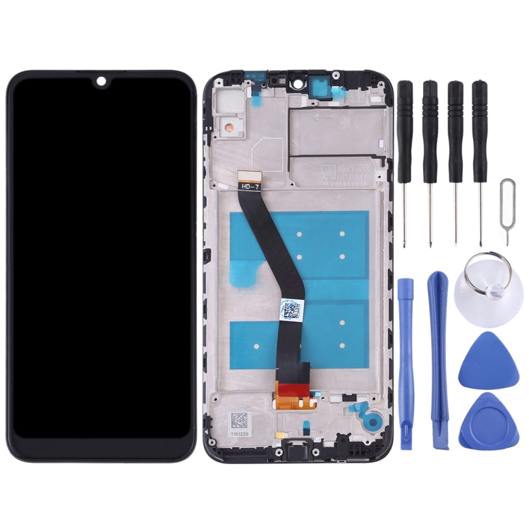 Écran LCD complet et assemblage de numériseur avec cadre pour Huawei Honor Play 8A (noir)