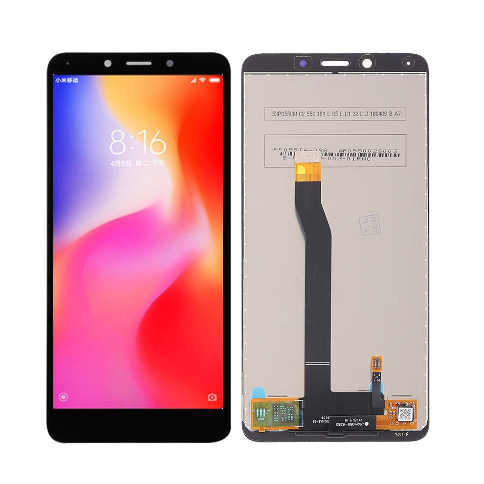 Ecran LCD + Numériseur Tactile Xiaomi Redmi 6 6A Noir