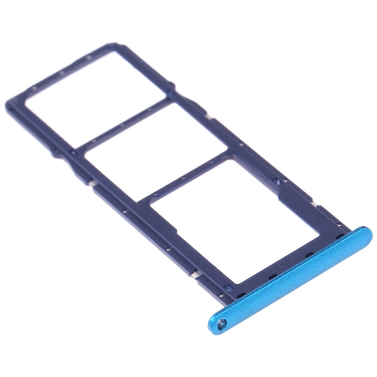 Bandeja de Tarjeta SIM + Bandeja de Tarjeta SIM + Bandeja de Tarjeta Micro SD Para Huawei Y7 (2019) / Y7 Pro (2019) / Y7 Prime (2019) (Azul)