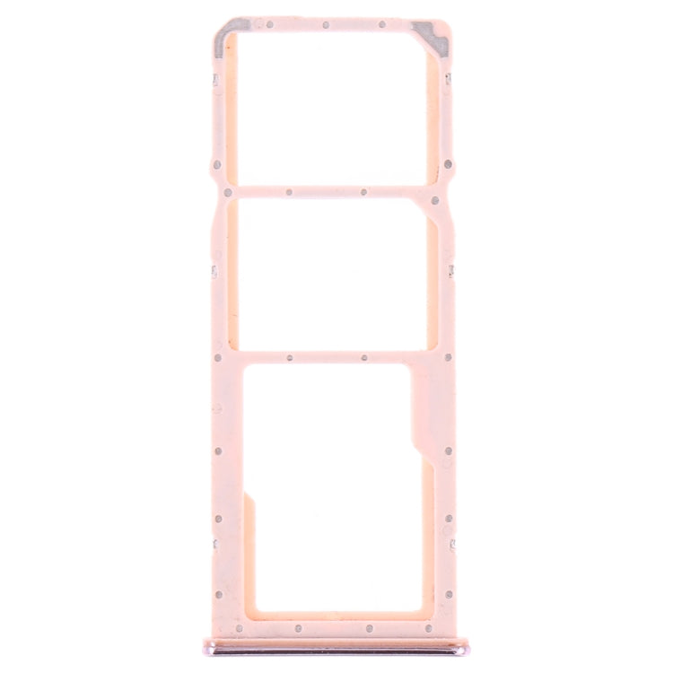 SIM Card Tray + SIM Card Tray + Micro SD Card Tray for Huawei Y9 (2019) (Pink)