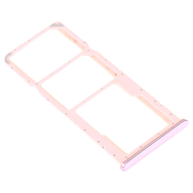 SIM Card Tray + SIM Card Tray + Micro SD Card Tray for Huawei Y9 (2019) (Pink)