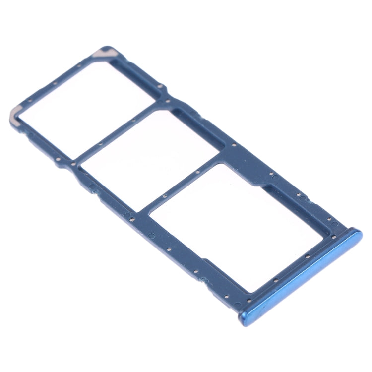 SIM Card Tray + SIM Card Tray + Micro SD Card Tray for Huawei Y9 (2019) (Blue)