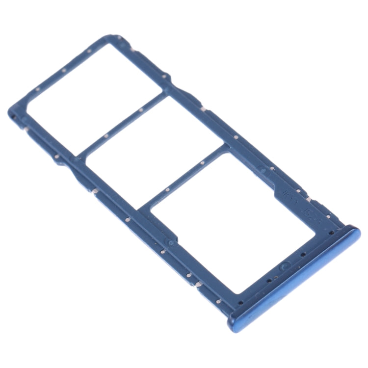 SIM Card Tray + SIM Card Tray + Micro SD Card Tray for Huawei Y9 (2019) (Blue)