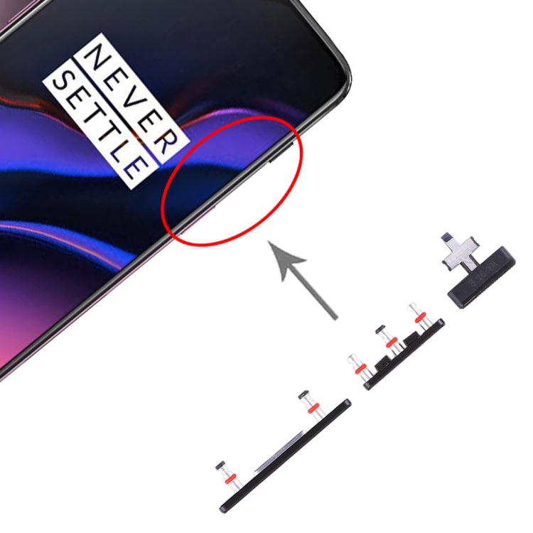 Side Keys For OnePlus 6T (Black)