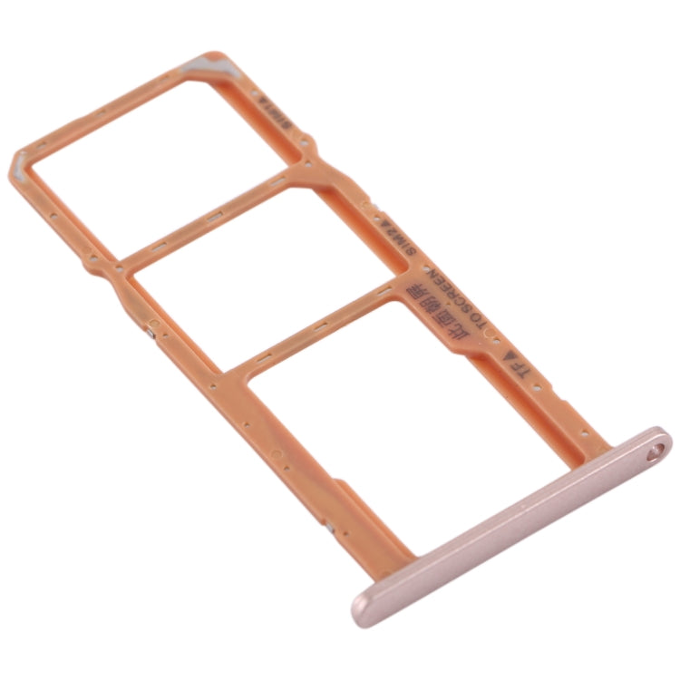 SIM Card Tray + SIM Card Tray + Micro SD Card Tray for Huawei Y5 (2019) (Gold)