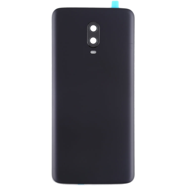 Tapa Trasera de Batería Original con Lente de Cámara Para OnePlus 6T (Negro Mate)